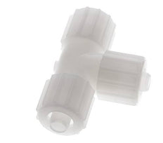 Racor de compresión en T 15x9mm PVDF 10 bar PVC y PA