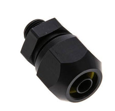 Racor de compresión recto de aluminio 9x6mm y G1/8'' con rosca macho 10 bar PVC y PA