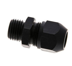 Racor de compresión recto de aluminio de 7x4 mm y G1/4'' con rosca macho 10 bar PVC y PA
