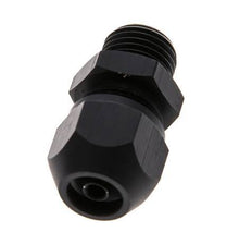 Racor de compresión recto de aluminio de 7x4 mm y G1/4'' con rosca macho 10 bar PVC y PA