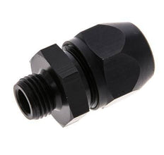Racor de compresión recto de aluminio 12x9mm y G1/4'' con rosca macho 10 bar PVC y PA