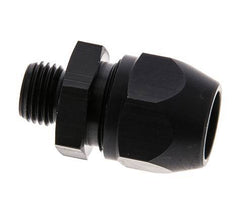 Racor de compresión recto de aluminio 12x9mm y G1/4'' con rosca macho 10 bar PVC y PA