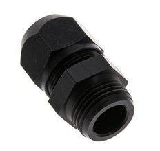 Racor de compresión recto de aluminio 9x6mm y G3/8'' con rosca macho 10 bar PVC y PA