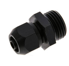 Racor de compresión recto de aluminio 9x6mm y G1/2'' con rosca macho 10 bar PVC y PA
