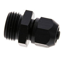 Racor de compresión recto de aluminio 9x6mm y G1/2'' con rosca macho 10 bar PVC y PA