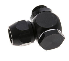 Accesorio de compresión de aluminio 12x9mm y G3/8'' con rosca macho 10 bar PVC y PA