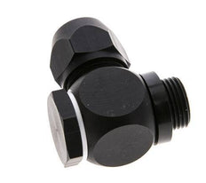Accesorio de compresión de aluminio 12x9mm y G3/8'' con rosca macho 10 bar PVC y PA