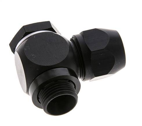 Accesorio de compresión de aluminio 12x9mm y G3/8'' con rosca macho 10 bar PVC y PA