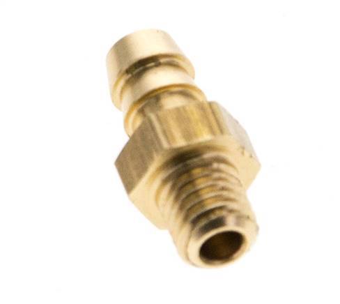 Barra de manguera de latón de 4 mm y M5 macho [10 piezas]