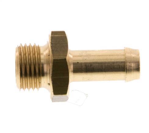 Barra de manguera de latón de 6 mm y G1/8'' macho [5 piezas]