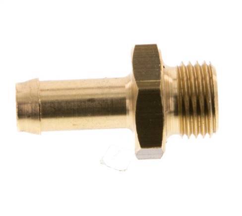 Barra de manguera de latón de 6 mm y G1/8'' macho [5 piezas]