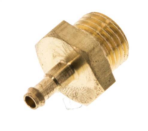 Barra de manguera de latón de 4 mm y G1/4'' macho [2 piezas]