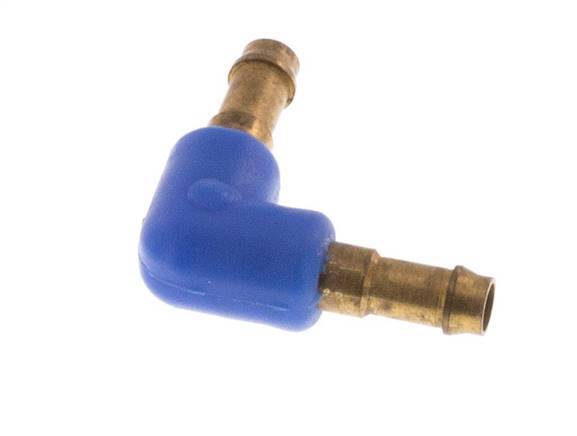 Conector de manguera codo de latón/plástico de 3 mm [2 piezas]