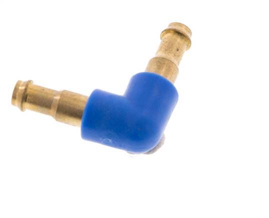 Conector de manguera codo de latón/plástico de 4 mm [2 piezas]