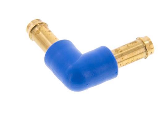 Conector de manguera codo de latón/plástico de 6 mm [2 piezas]