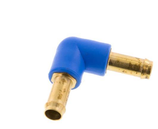Conector de manguera codo de latón/plástico de 6 mm [2 piezas]