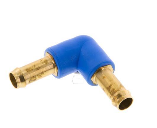 Conector de manguera codo de latón/plástico de 6 mm [2 piezas]