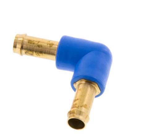 Conector de manguera codo de latón/plástico de 6 mm [2 piezas]