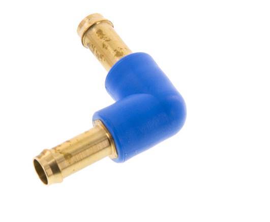 Conector de manguera codo de latón/plástico de 6 mm [2 piezas]