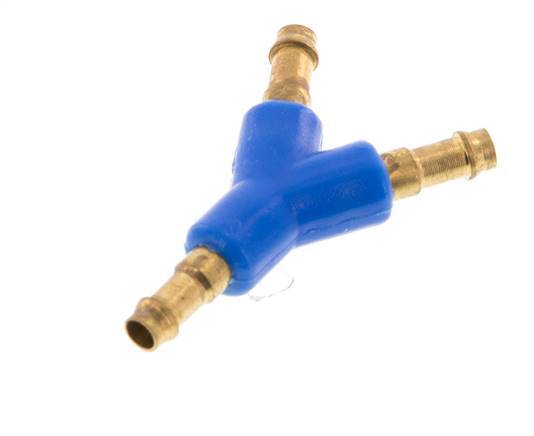 Conector de manguera en Y de latón/plástico de 3 mm [2 piezas]
