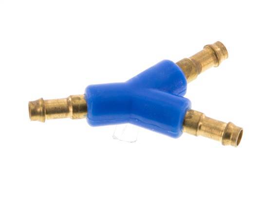 Conector de manguera en Y de latón/plástico de 3 mm [2 piezas]