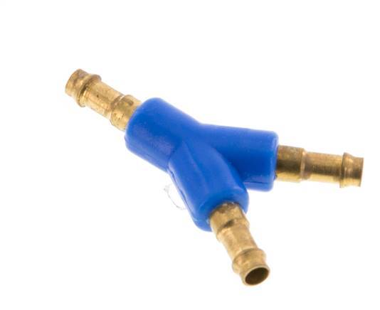 Conector de manguera en Y de latón/plástico de 3 mm [2 piezas]