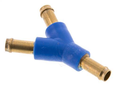 Conector de manguera en Y de latón/plástico de 6 mm [2 piezas]