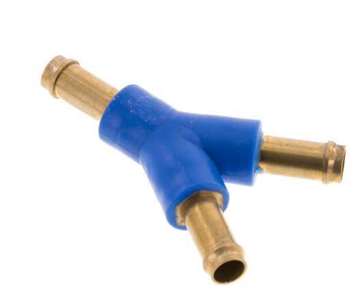 Conector de manguera en Y de latón/plástico de 6 mm [2 piezas]