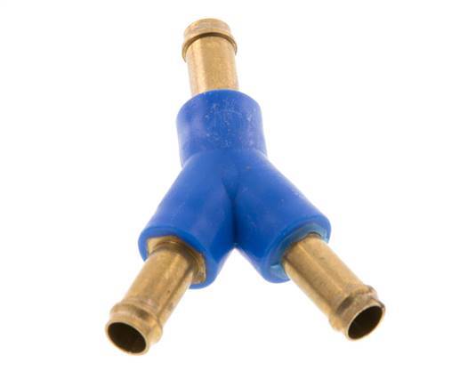 Conector de manguera en Y de latón/plástico de 6 mm [2 piezas]