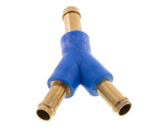 Conector de manguera en Y de latón/plástico de 6 mm [2 piezas]