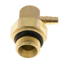 Codo de latón de 3 mm y G1/8'' con rosca macho NBR giratorio [2 piezas]