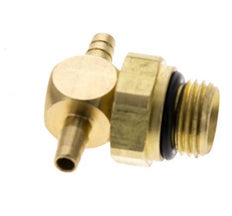 Boquilla en T de latón de 3 mm y G1/8'' con rosca macho NBR