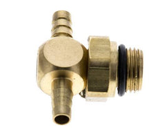 Boquilla en T de latón de 4 mm y G1/8'' con rosca macho NBR