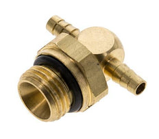 Boquilla en T de latón de 4 mm y G1/4'' con rosca macho NBR