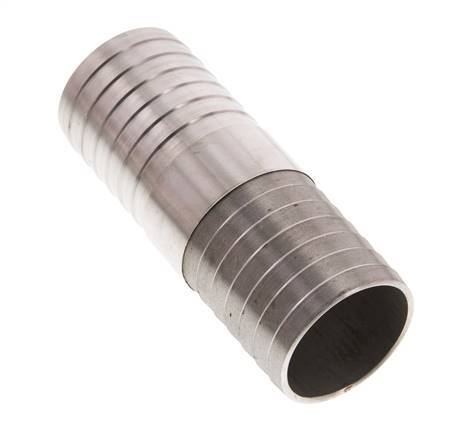 Conector de manguera de acero inoxidable 1.4301 de 38 mm (1-1/2'')