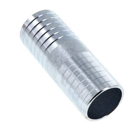 Conector de manguera de acero cincado de 38 mm (1-1/2'')
