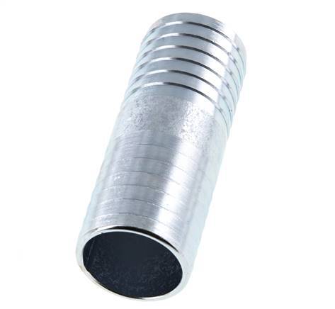 Conector de manguera de acero cincado de 38 mm (1-1/2'')
