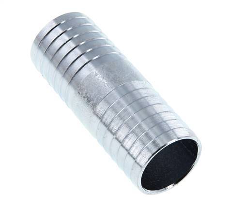 Conector de manguera de acero cincado de 38 mm (1-1/2'')