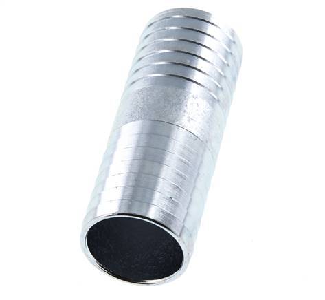 Conector de manguera de acero cincado de 38 mm (1-1/2'')