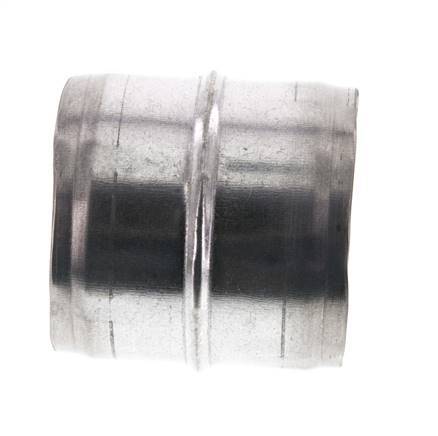 Conector de manguera de acero galvanizado de 80 mm
