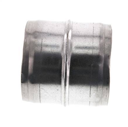 Conector de manguera de acero galvanizado de 80 mm