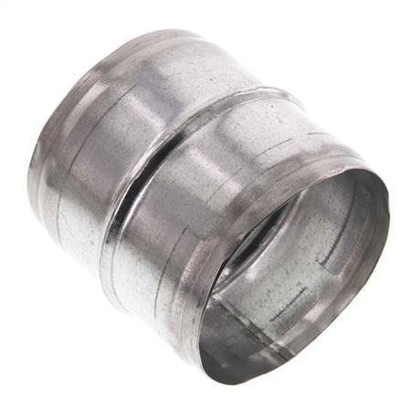 Conector de manguera de acero galvanizado de 80 mm