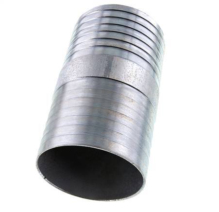 Conector de manguera de acero galvanizado de 100 mm (4'')