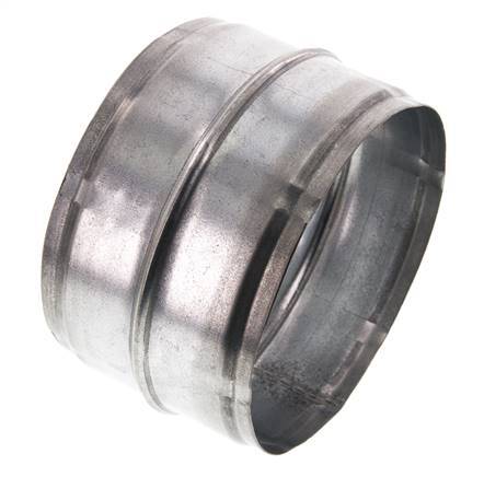 Conector de manguera de acero galvanizado de 125 mm (5'')