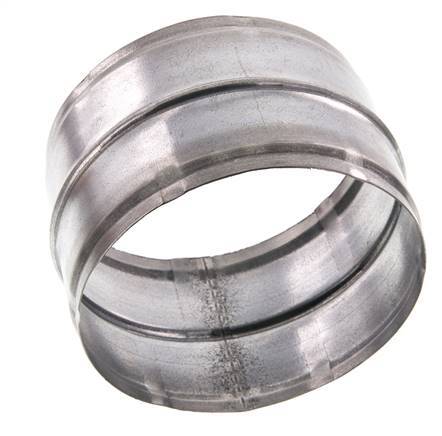 Conector de manguera de acero galvanizado de 125 mm (5'')