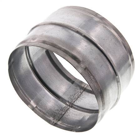 Conector de manguera de acero galvanizado de 125 mm (5'')