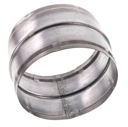 Conector de manguera de acero galvanizado de 125 mm (5'')