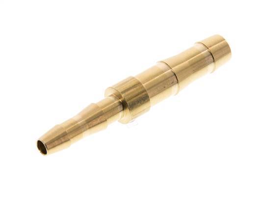 Conector de manguera de latón de 9 mm (3/8'') y 6 mm (1/4'') DIN EN 560 [2 piezas]