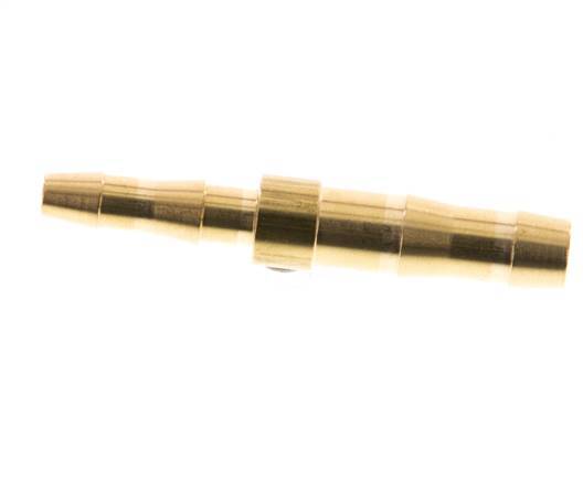 Conector de manguera de latón de 9 mm (3/8'') y 6 mm (1/4'') DIN EN 560 [2 piezas]