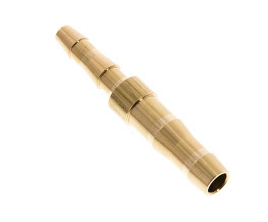 Conector de manguera de latón de 9 mm (3/8'') y 6 mm (1/4'') DIN EN 560 [2 piezas]